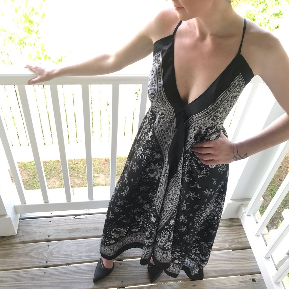 Black & White Bandana Dress